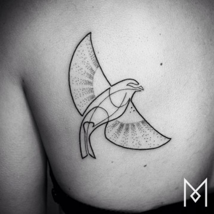 Tattoos uit één lijn