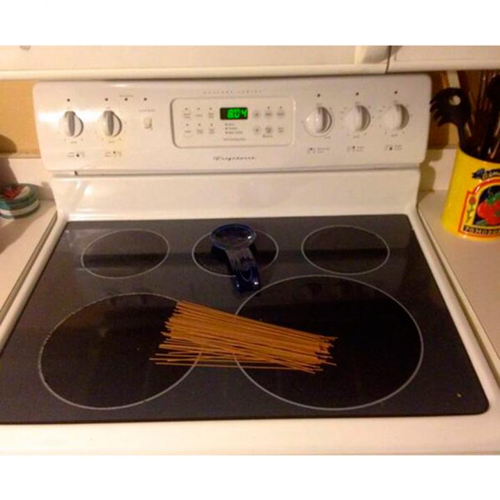 Spaghetti op het vuur