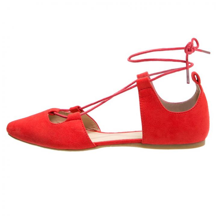 Rode sandalen