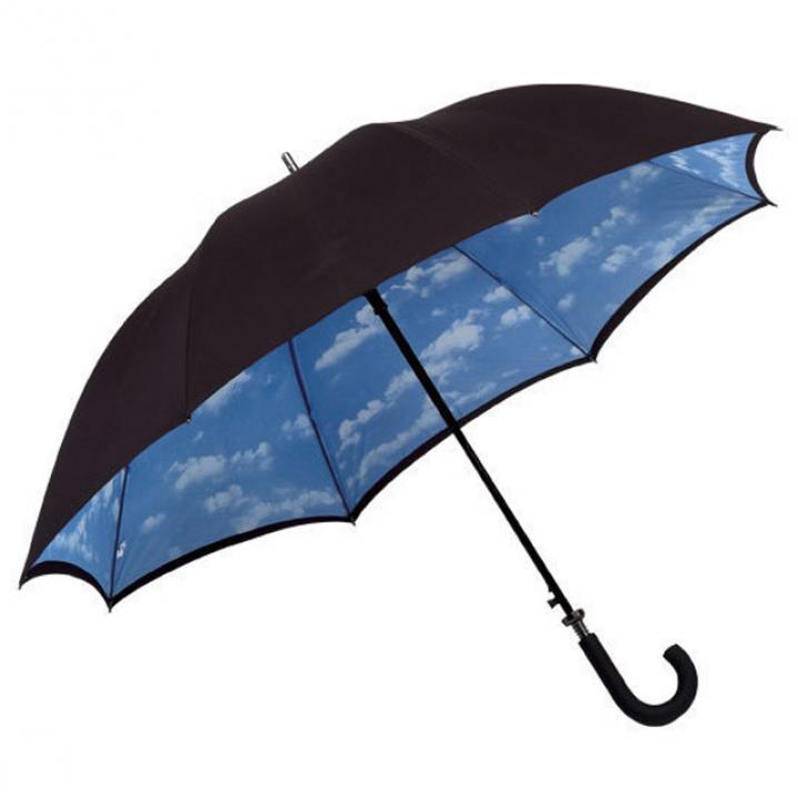 Paraplu met blauwe hemel