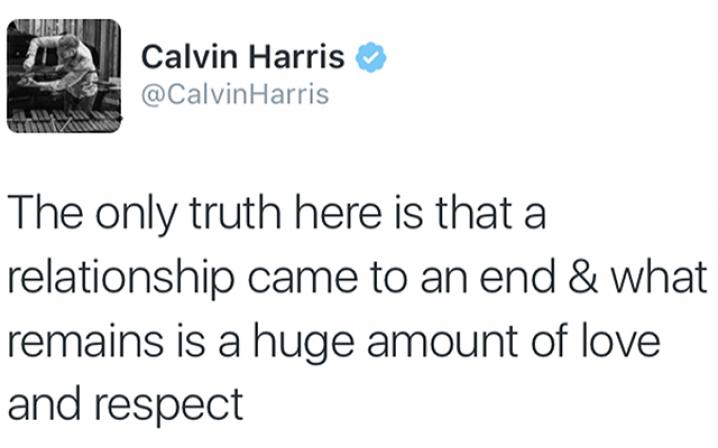 tweet Calvin Harris