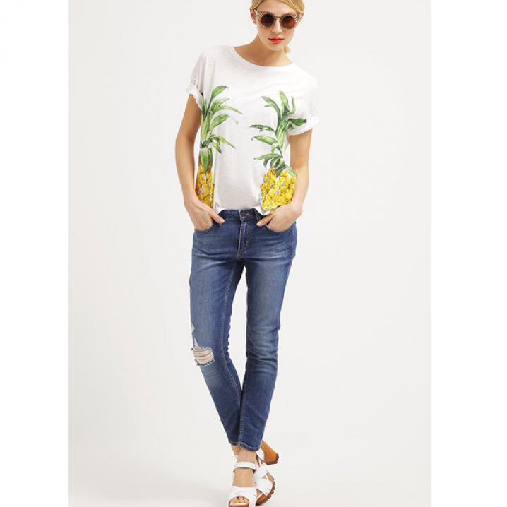 T-shirt met ananassen
