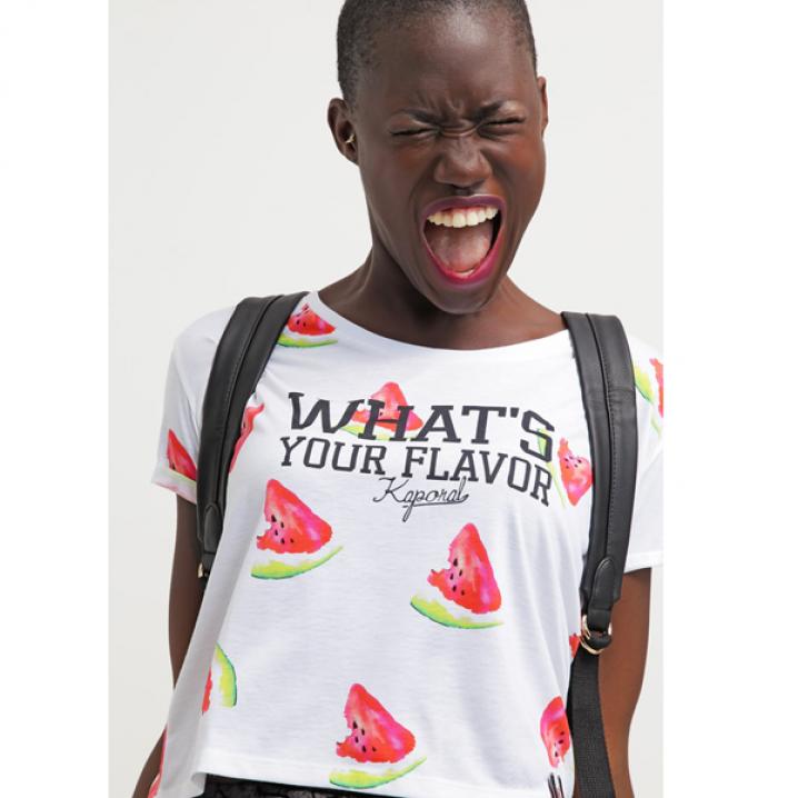 T-shirt met watermeloenen