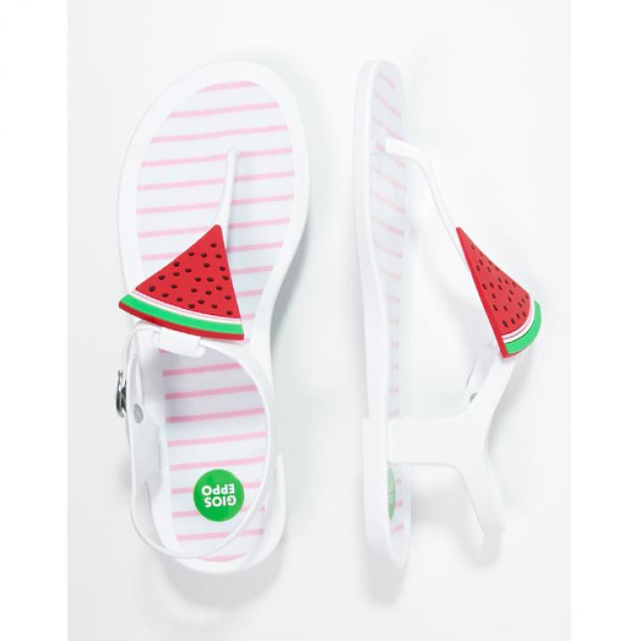 Jelly sandalen met watermeloen