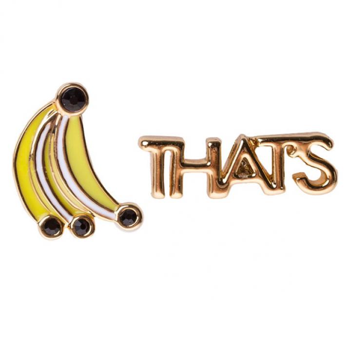 'That's bananas' oorbellen