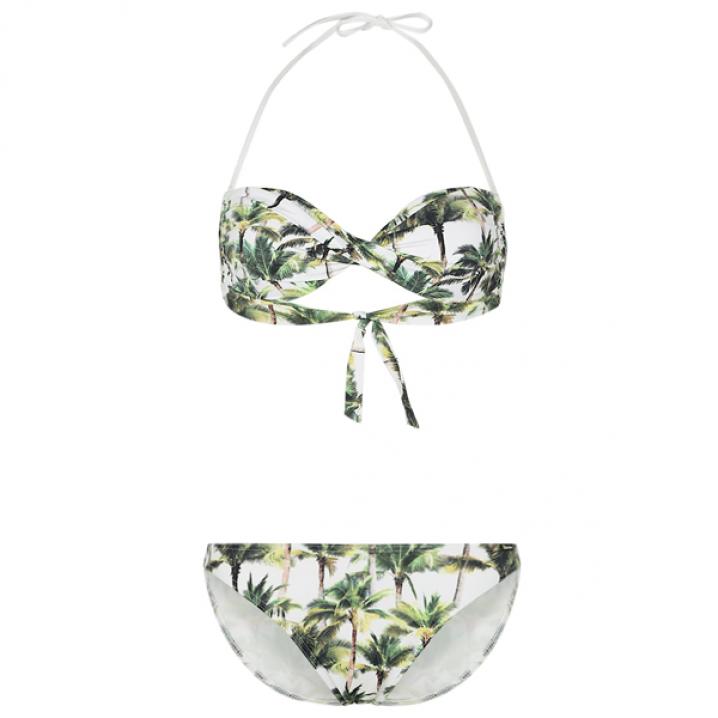 Bikini met tropische print