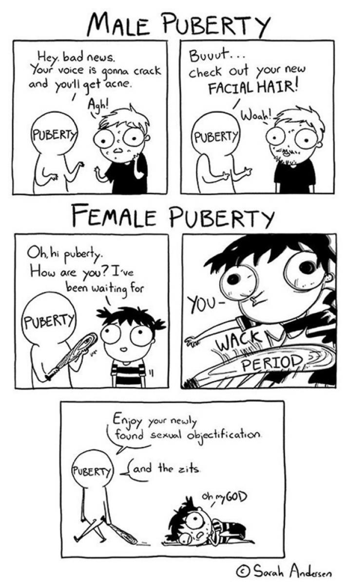 De puberteit: jongens VS meisjes