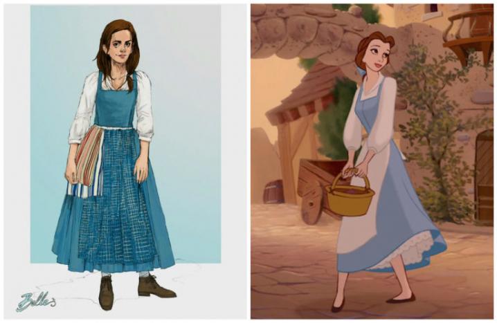 Belle uit 'Beauty and the Beast'