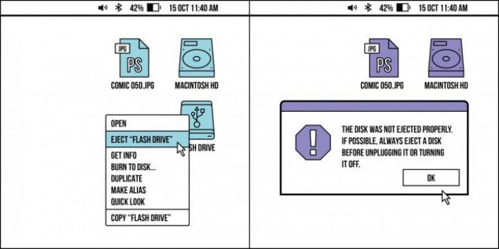 Vous débranchez correctement votre clé USB?