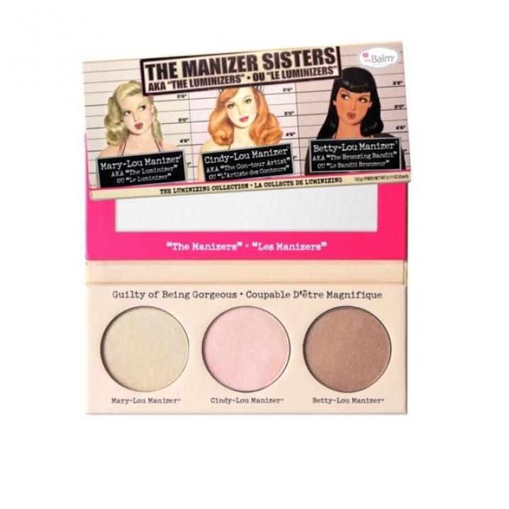 The Balm The Manizer Sisters Highlighter Trio