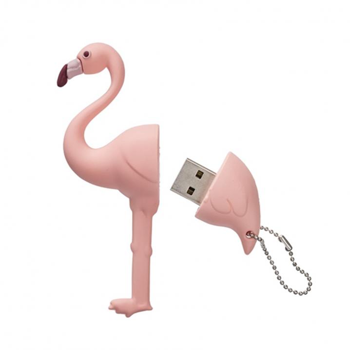 Clef USB flamant rose