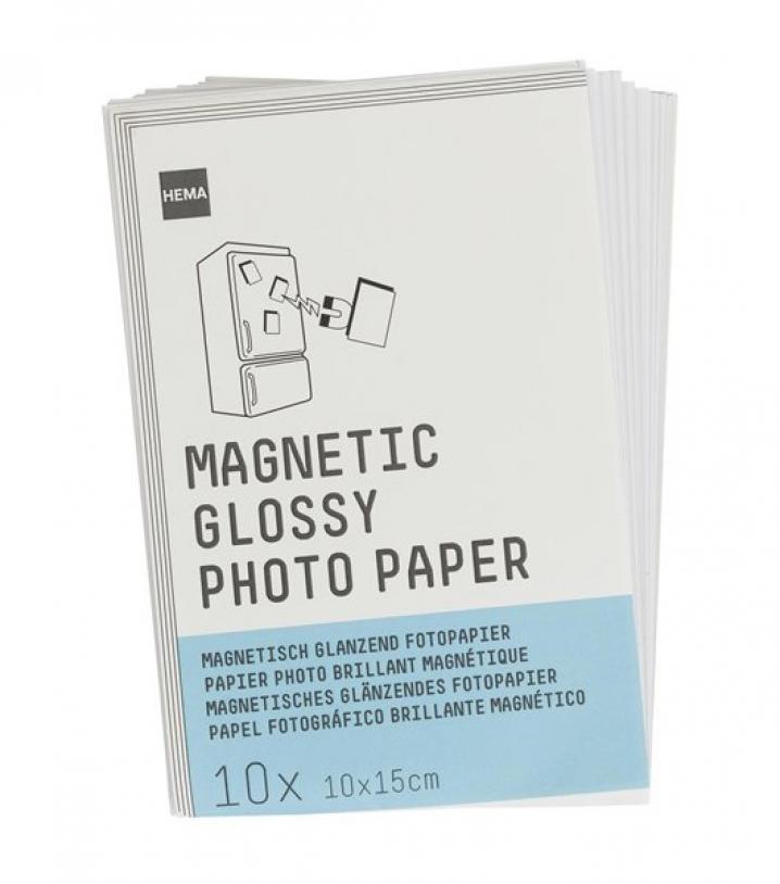 Papier photo magnétique