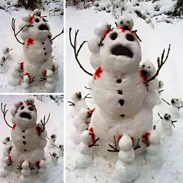 Originele sneeuwmannen