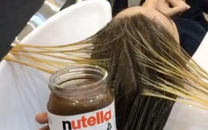 Je haren verven met Nutella