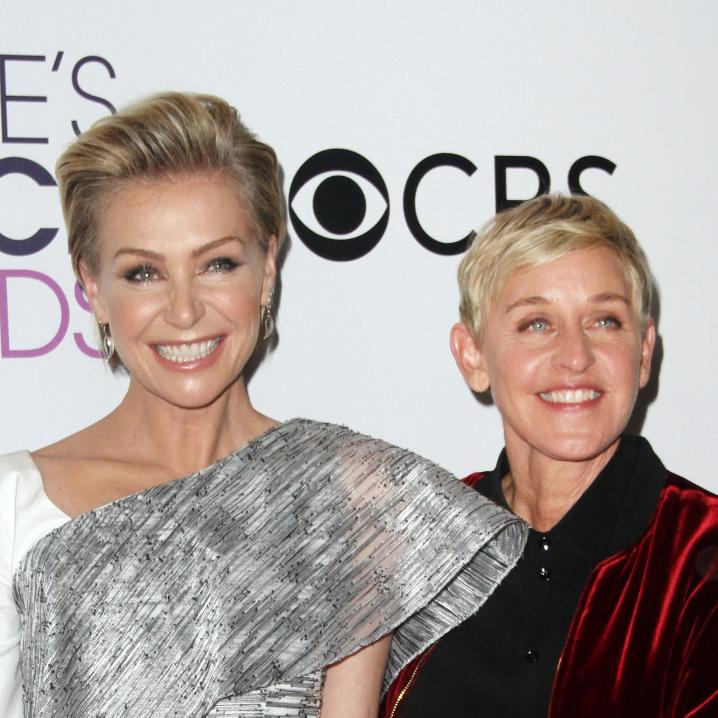 Portia de Rossi (43) & Ellen DeGeneres (58)