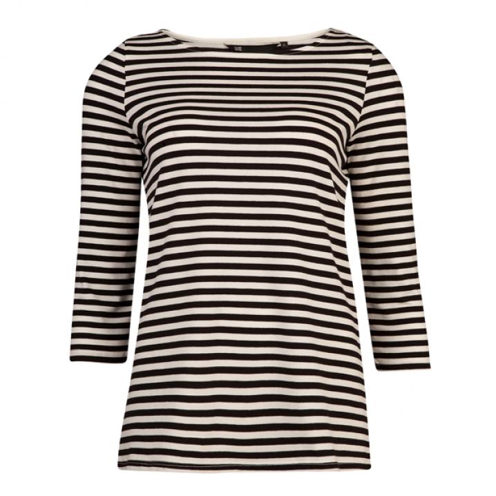 Zwart-wit gestreept T-shirt