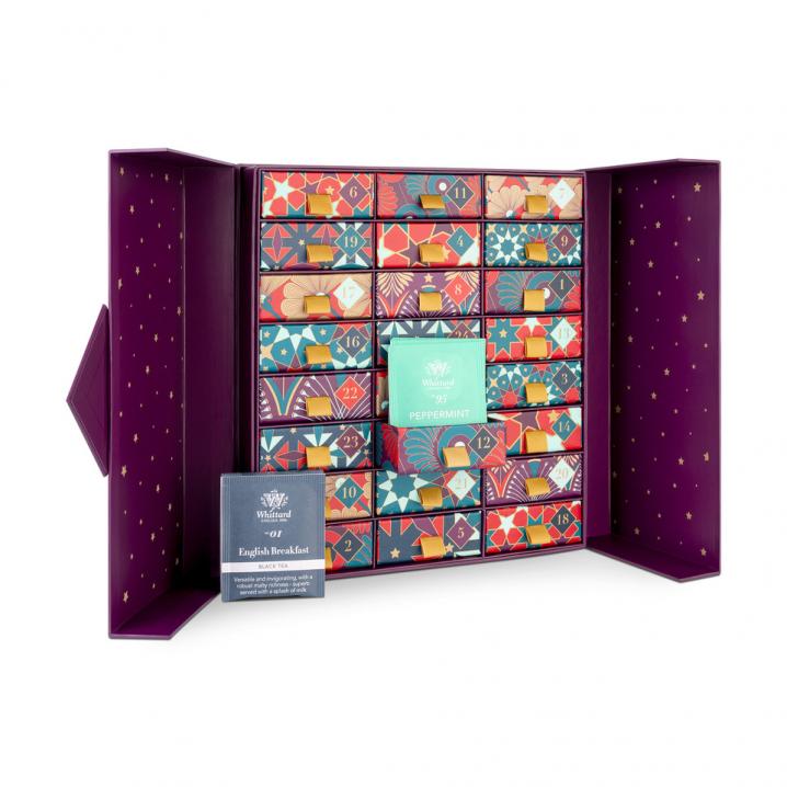 18 x adventskalenders die élke chocolade, thee of beautylover in huis wil