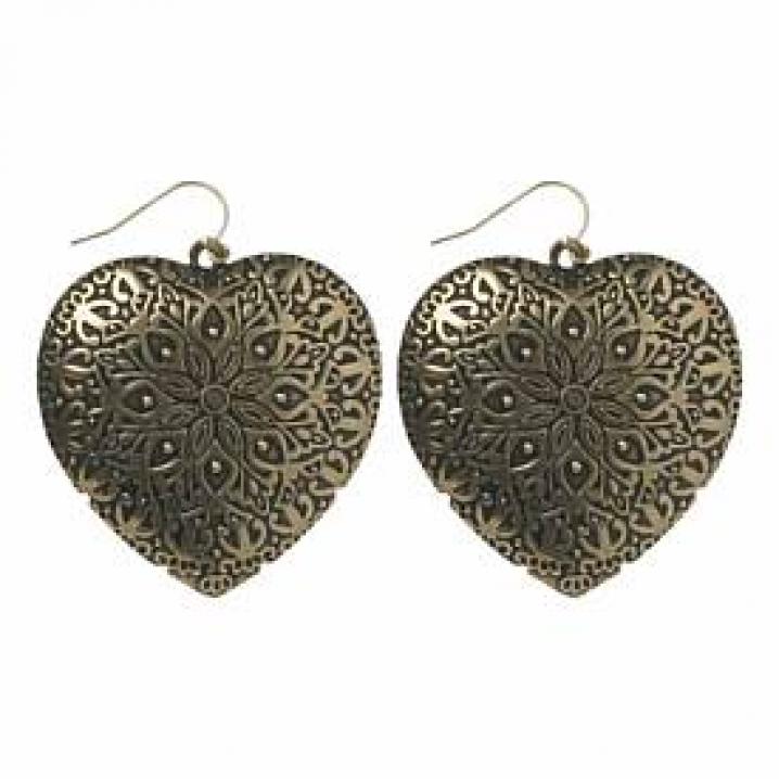 new look oorbellen harten