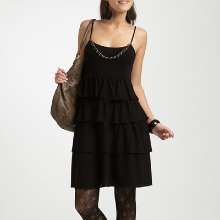 robe noire volants actua mode 32 99