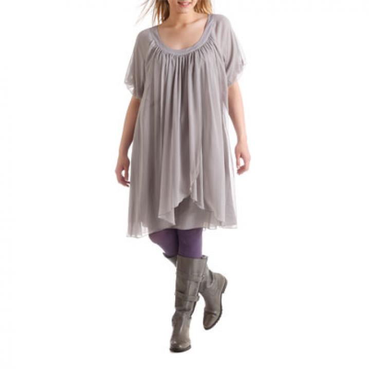robe tunique voile chiffon taillissime 34 93