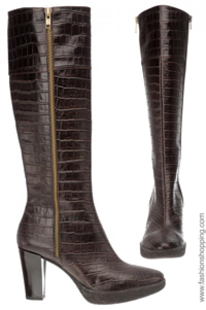 Bottes femmes en cuir chocolat ALCOVER 89 90