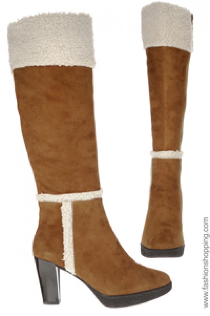 Bottes femme en cuir camel ALCOVER 89 90