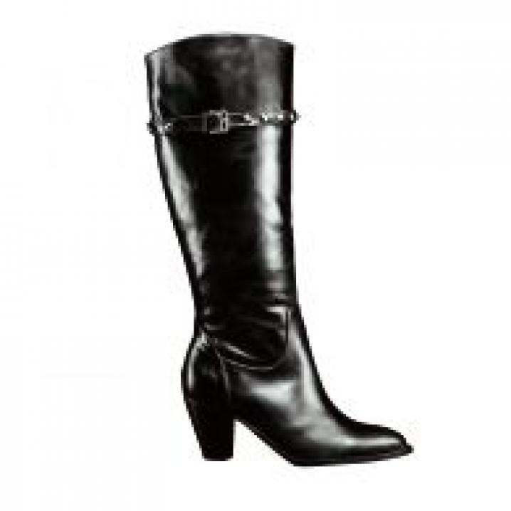 bottes talon en cuir femme version standard 111 30 laredoute