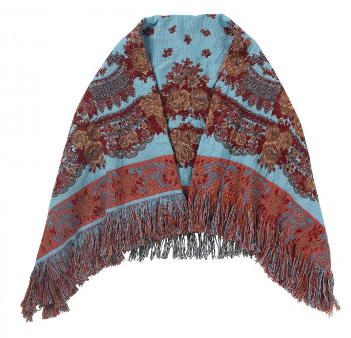 RI FW11 poncho scarf bl