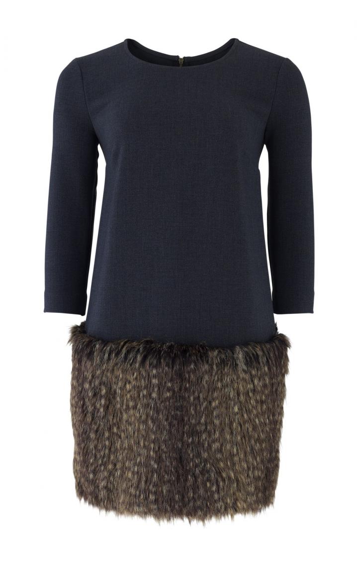 RI FW11 dress fur ban