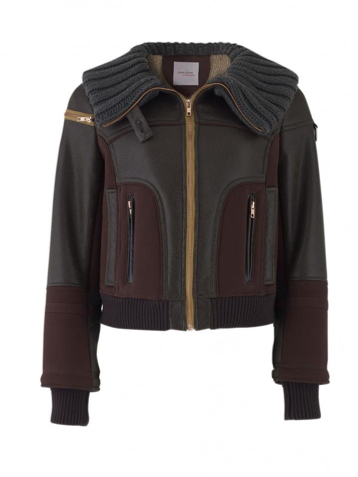RI FW11 brown leather jacke
