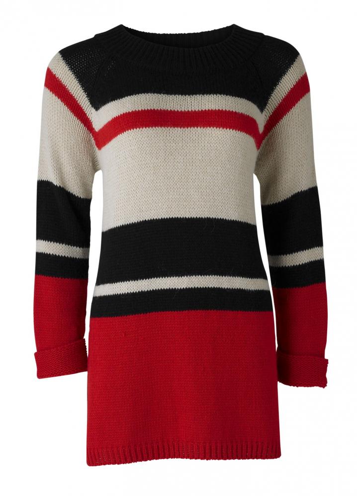 RI FW11 block stripe sweate