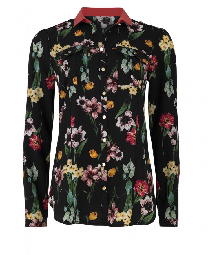 RI FW11 black flower shi