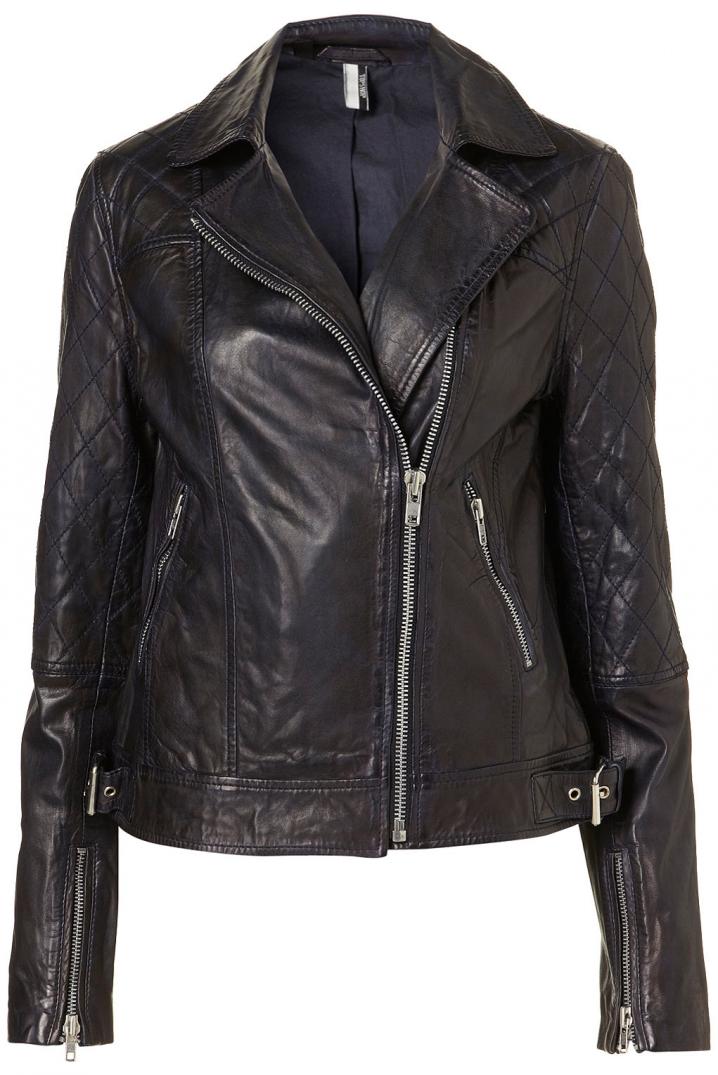 veste en cuir topshop 200eur