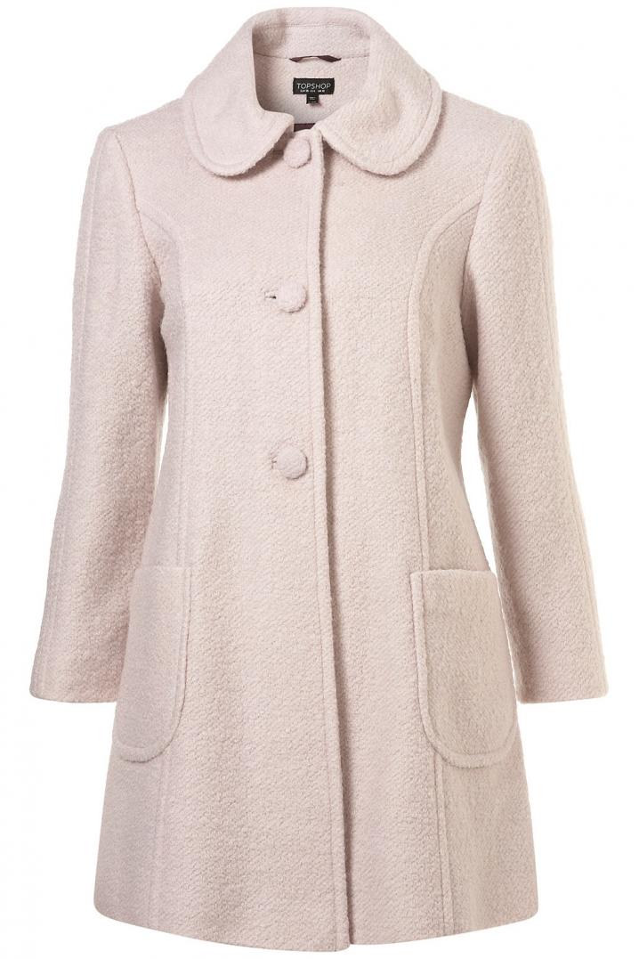 manteau blanc topshop 84eur