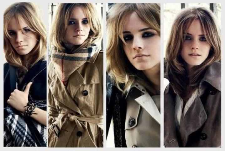 Emma Watson egerie de Burberry 1300077 L