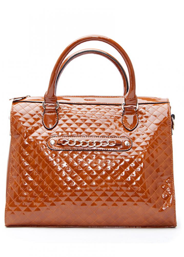 Shiny shopper handbag 5495