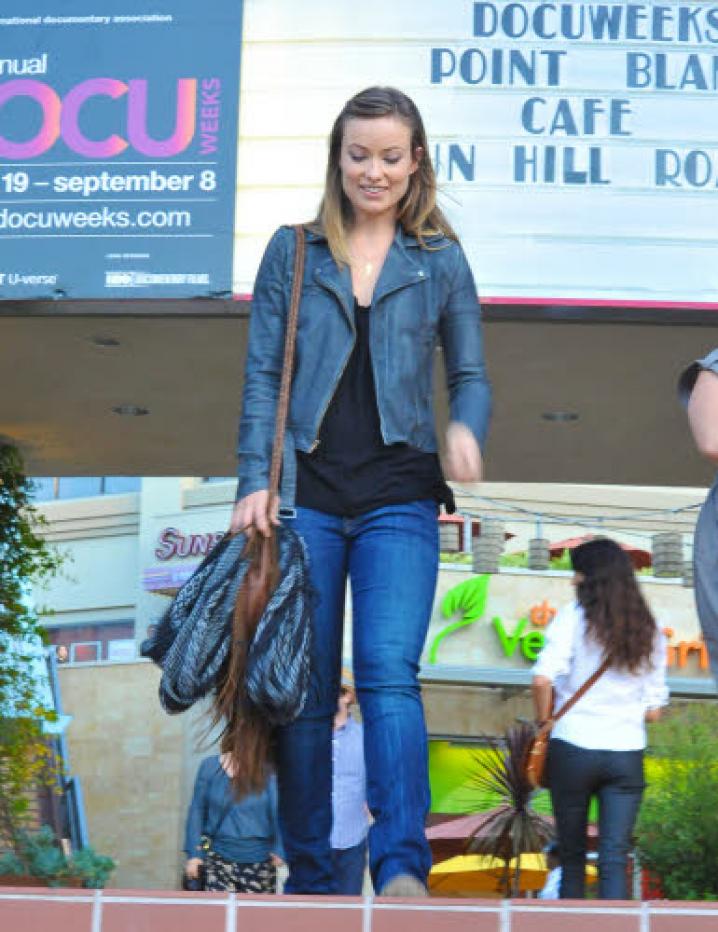 Olivia Wilde denim jeans