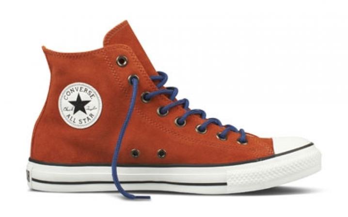 132118C Chuck Taylor All Star Suede Hi Rust