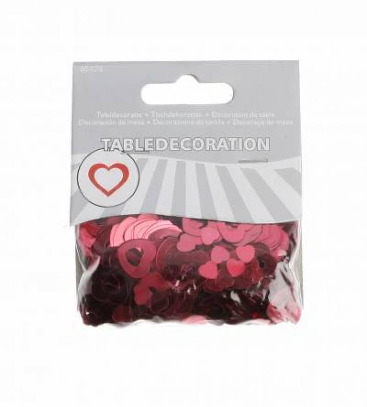 Confettis coeurs rouges Ava (ava.be), 1,50 â‚¬