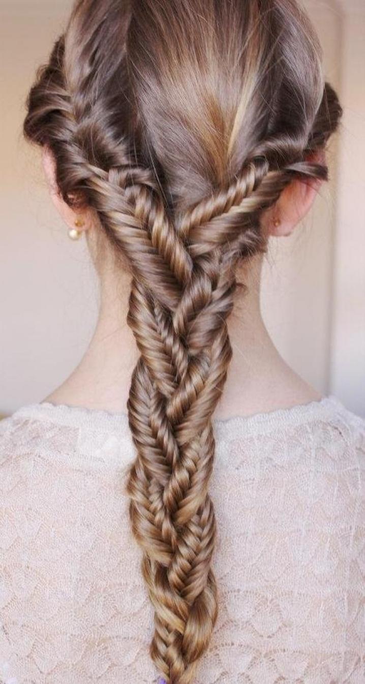 Vlecht met visgraatvlechten Foto: plumprettysugar tumblr
