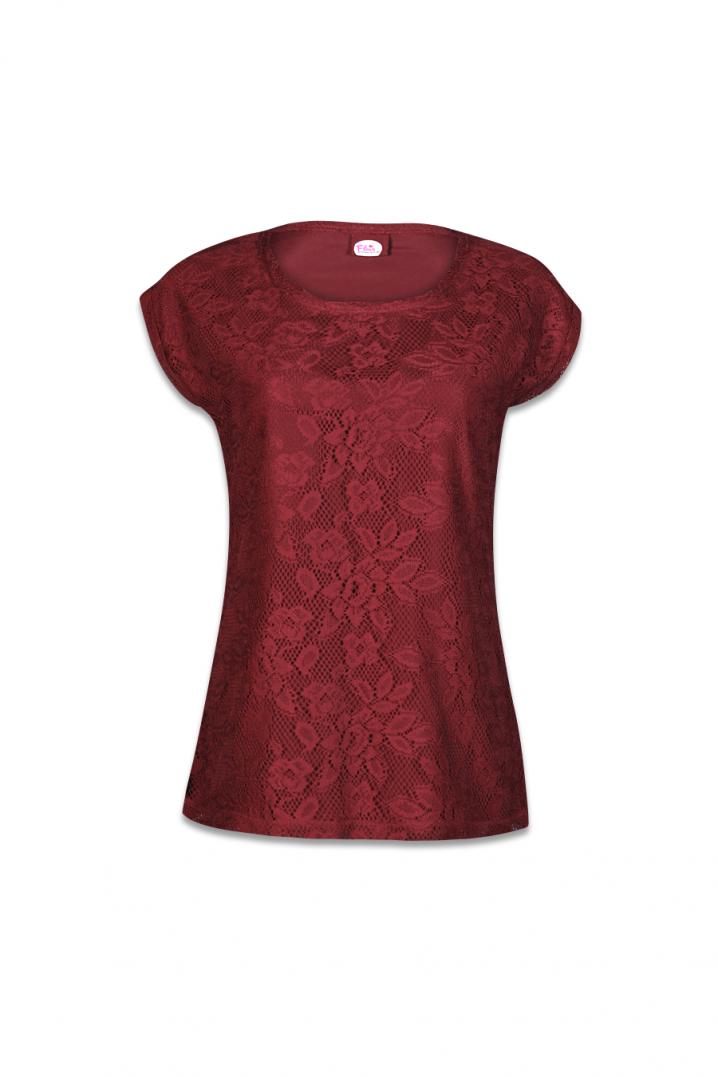 Tshirt met kant - €34,95