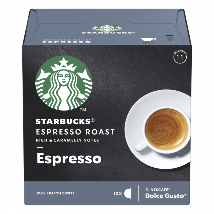 STARBUCKS Espresso Roast, Torréfaction Brune, Café en Grains 200g