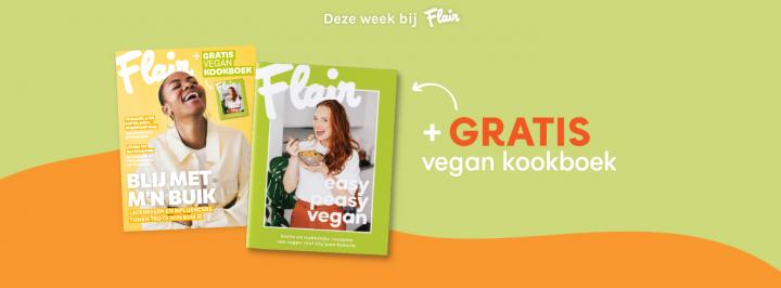Gratis vegan kookboek bij Flair