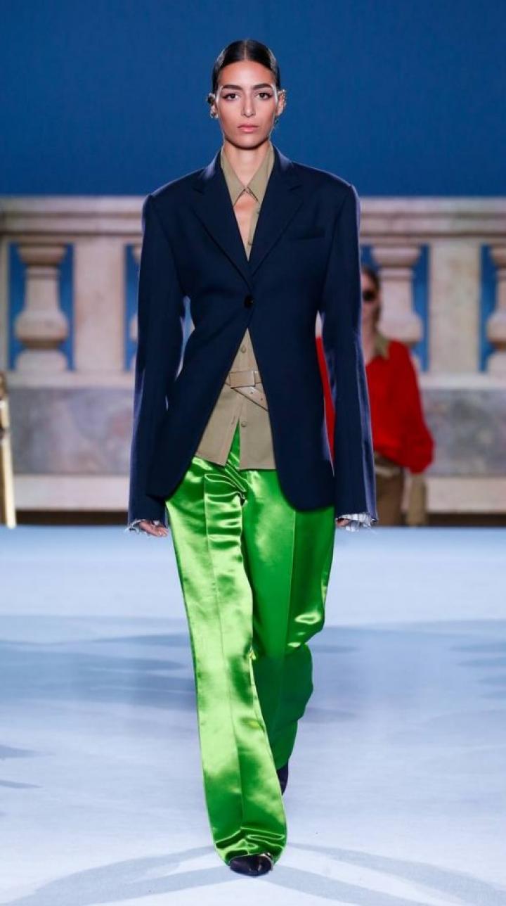 Herfstkleur navy & groen