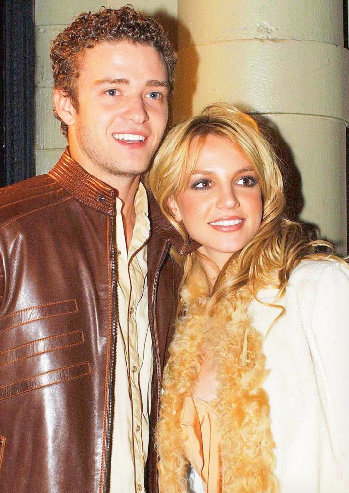 Britney Spears met toenmalige vriend Justin Timberlake 