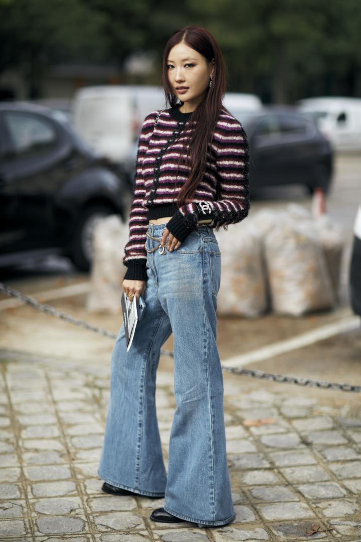 parisienne flared jeans XL
