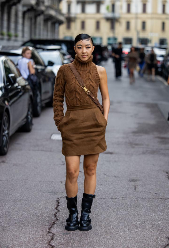 chunky biker boots 