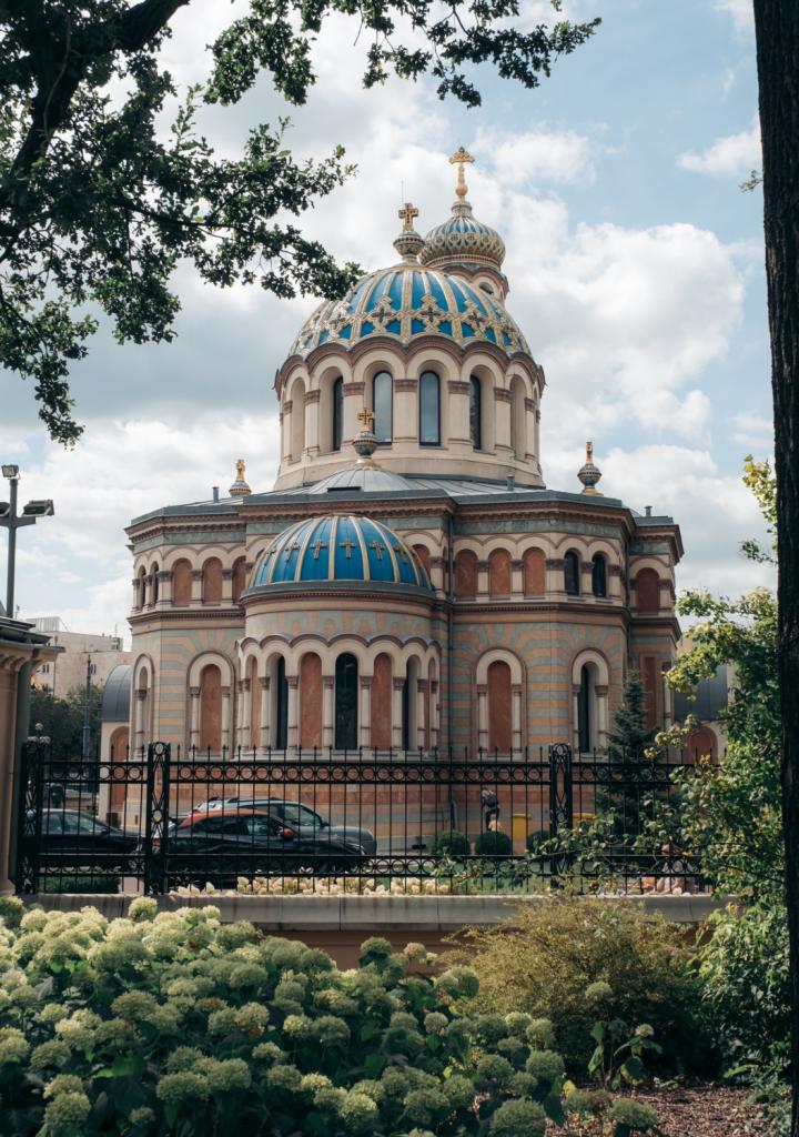 Orthodoxe kathedraal Alexandre Nevski in Łódź, Polen