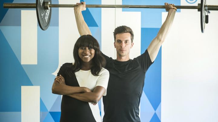 Personal trainer Elodie Ouédraogo geeft tips Personal trainer Elodie Ouédraogo geeft tips