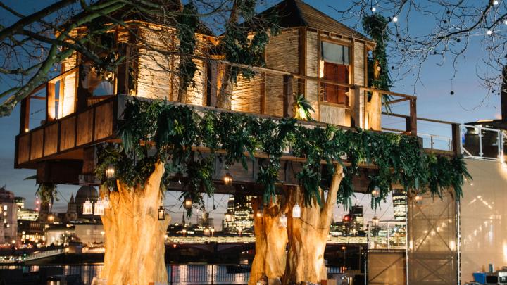 Origineel logeren: Luxueuze boomhut in Londen Origineel logeren: Luxueuze boomhut in Londen